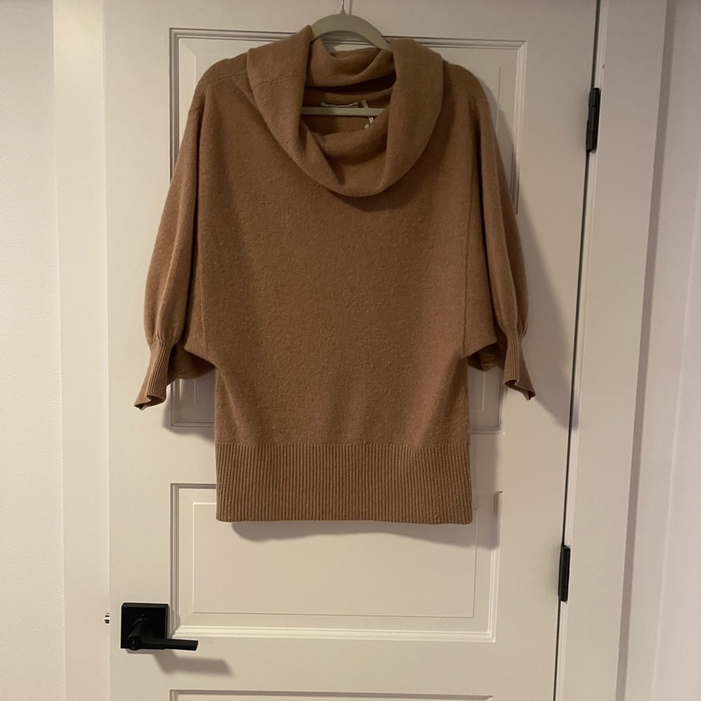 Gorgeous cashmere cowl neck Anthropologie sweater.